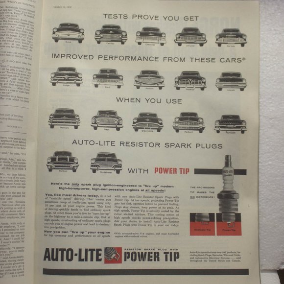 Vintage Saturday Evening Post October 13 1956 - Picture 4 of 4